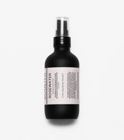 Bottle of Soulita's natural rosewater in a white background, ideal for hydrating and toning the skin